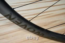 WOVEN Carbon Fibre 35mm 700C 10 11 Speed Wheel 12mm Disc Cross Gravel Road $799