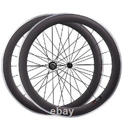 Wheelset 60mm Ceramic Bearing R13 Road Bike Carbon Wheels 700C Alum Alloy Brake