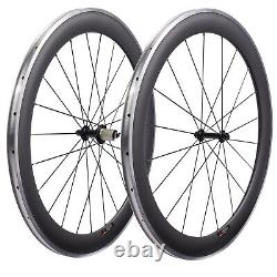 Wheelset 60mm Ceramic Bearing R13 Road Bike Carbon Wheels 700C Alum Alloy Brake