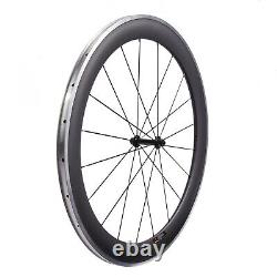Wheelset 60mm Ceramic Bearing R13 Road Bike Carbon Wheels 700C Alum Alloy Brake