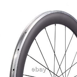 Wheelset 60mm Ceramic Bearing R13 Road Bike Carbon Wheels 700C Alum Alloy Brake