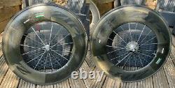 ZIPP 1080 CARBON FIBRE TUBULAR WHEELSET Road Bike TT 404 606 808 700C wheels