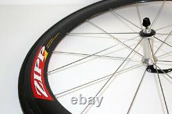 ZIPP 404 CARBON FRONT WHEEL 700c AERO ROAD RACING BIKE TUBULAR 58mm