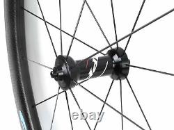 ZIPP 404 Firecrest Carbon Wheelset Rim Brake Road Bike Bicycle Clincher 700C