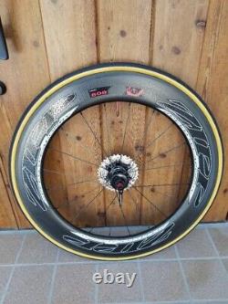 Zip 808 fire crest carbon tubular rear wheel road bike 700c EMS