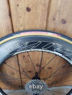 Zip 808 fire crest carbon tubular rear wheel road bike 700c EMS