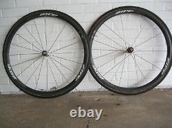 Zipp 202 Carbon Road Bike Wheelset, Rim Brake, Tubular withtires ex condition