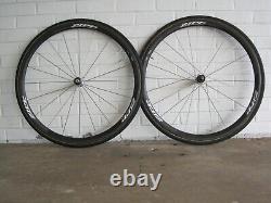 Zipp 202 Carbon Road Bike Wheelset, Rim Brake, Tubular withtires ex condition