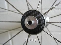 Zipp 202 Carbon Road Bike Wheelset, Rim Brake, Tubular withtires ex condition