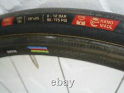 Zipp 202 Carbon Road Bike Wheelset, Rim Brake, Tubular withtires ex condition