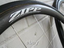 Zipp 202 Carbon Road Bike Wheelset, Rim Brake, Tubular withtires ex condition