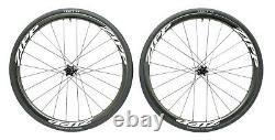 Zipp 202 Firecrest 11s Carbon Tubeless Road Bike Wheelset 700c Disc Shimano T/A