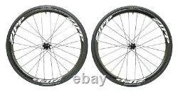 Zipp 202 Firecrest 11s Carbon Tubeless Road Bike Wheelset 700c Disc Shimano T/A