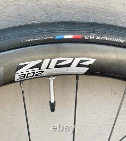 Zipp 302 Carbon Road Wheelset Clincher Tubeless Rim Shimano SRAM 10 11 Speed