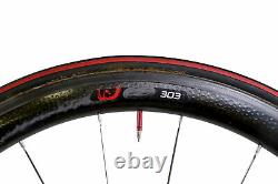 Zipp 303 Firecrest 700C Carbon Road Bike Front Wheel Tubular QR with Tire