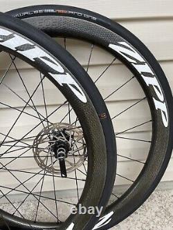 Zipp 303 Firecrest Tubeless Carbon Wheel Set. Disc QR Axle. + Tires, Rotors