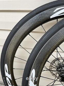 Zipp 303 Firecrest Tubeless Carbon Wheel Set. Disc QR Axle. + Tires, Rotors