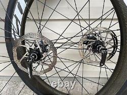 Zipp 303 Firecrest Tubeless Carbon Wheel Set. Disc QR Axle. + Tires, Rotors