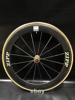 Zipp 400 57mm Tubular 26/650c Front Carbon Wheel Road Bike Track Keirin NJS