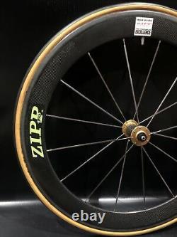 Zipp 400 57mm Tubular 26/650c Front Carbon Wheel Road Bike Track Keirin NJS