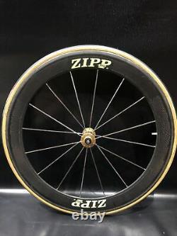 Zipp 400 57mm Tubular 26/650c Front Carbon Wheel Road Bike Track Keirin NJS