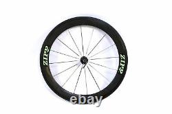 Zipp 400 Road Bike Front Wheel Carbon Fiber Tubular 650c QR