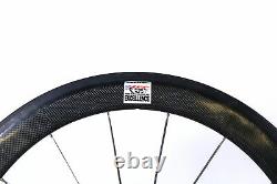 Zipp 400 Road Bike Front Wheel Carbon Fiber Tubular 650c QR