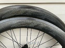 Zipp 404 NSW Carbon Clincher Road Bike Wheel Set. 700C, 11spd. Rim Brake