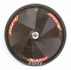 Zipp 909 Speed Weaponry Road Bike Carbon Disc Rear Wheel 10 Speed Tubular 650c