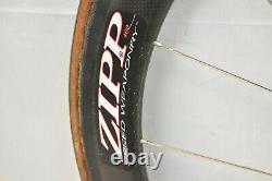 Zipp Speed Weaponry 400 Tubular Carbon 700c Wheel Set OLW100/130 16/24S Presta