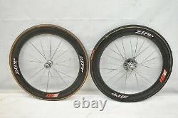 Zipp Speed Weaponry 400 Tubular Carbon 700c Wheel Set OLW100/130 16/24S Presta