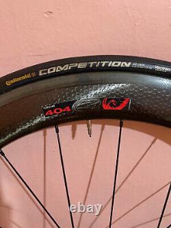 Zipp firecrest 404/303 carbon road bike rim wheelset in mint condition