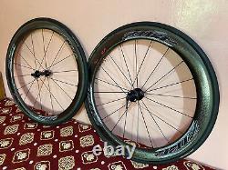 Zipp firecrest 404/303 carbon road bike rim wheelset in mint condition