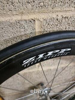 Zipp tubular track wheels front road carbon wheelset