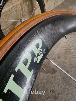 Zipp tubular track wheels front road carbon wheelset