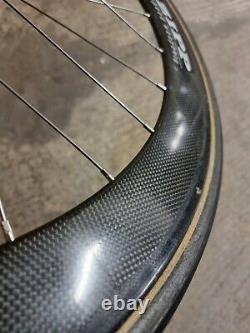 Zipp tubular track wheels front road carbon wheelset