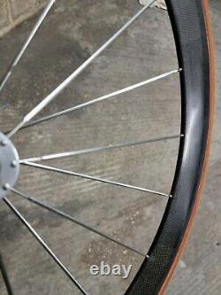 Zipp tubular track wheels front road carbon wheelset