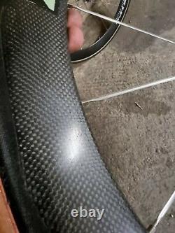 Zipp tubular track wheels front road carbon wheelset